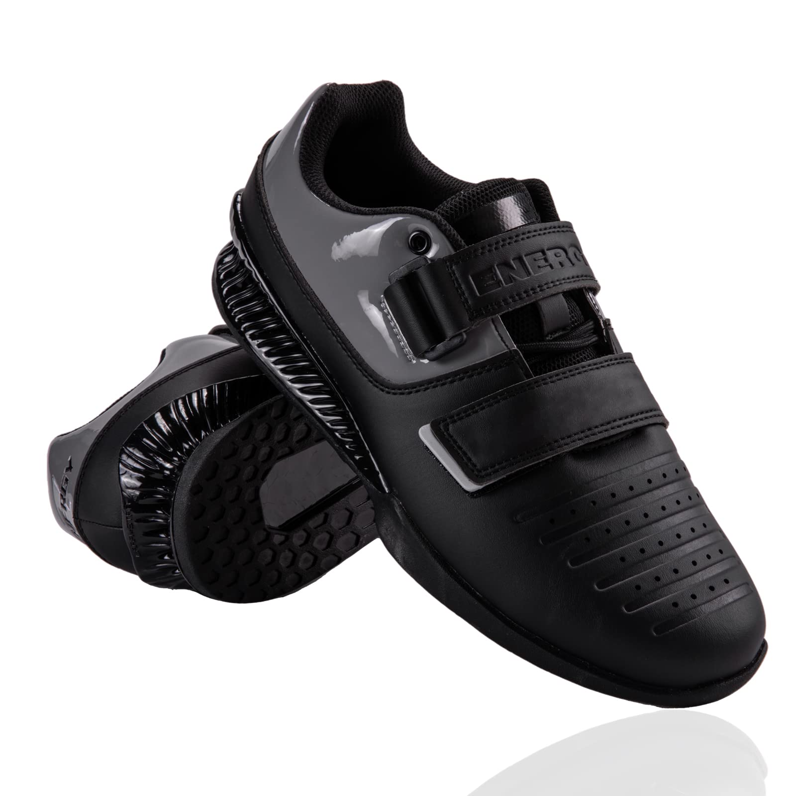**Kcross Deadlift & Squat Shoes for Men & Women - Powerlifting Weightlifting Shoes for Hard Pulling, Weight Training & Gym Workouts - Perfect for CrossFit, Powerlifting & Strength Training**