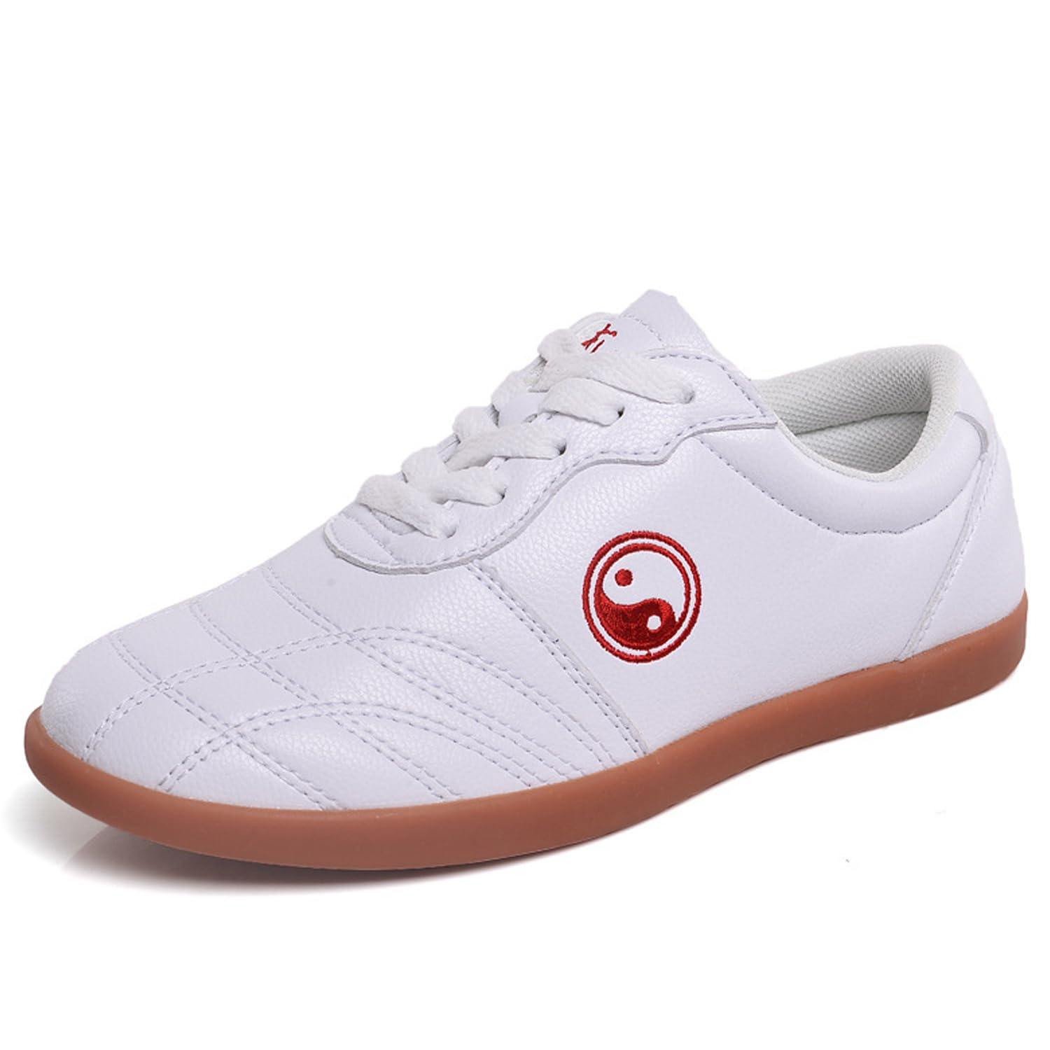 Crysterris Women's & Men's Martial Arts Shoes - Kung Fu, Tai Chi, Boxing, Karate, Taekwondo Training Shoes - Unisex Leather Breathable Design for Comfort & Performance - Perfect for Dojo Training, Competition & Daily Practice