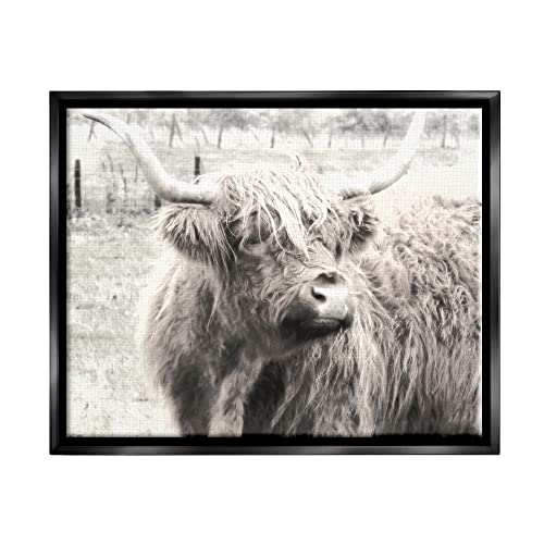Black Floater Framed