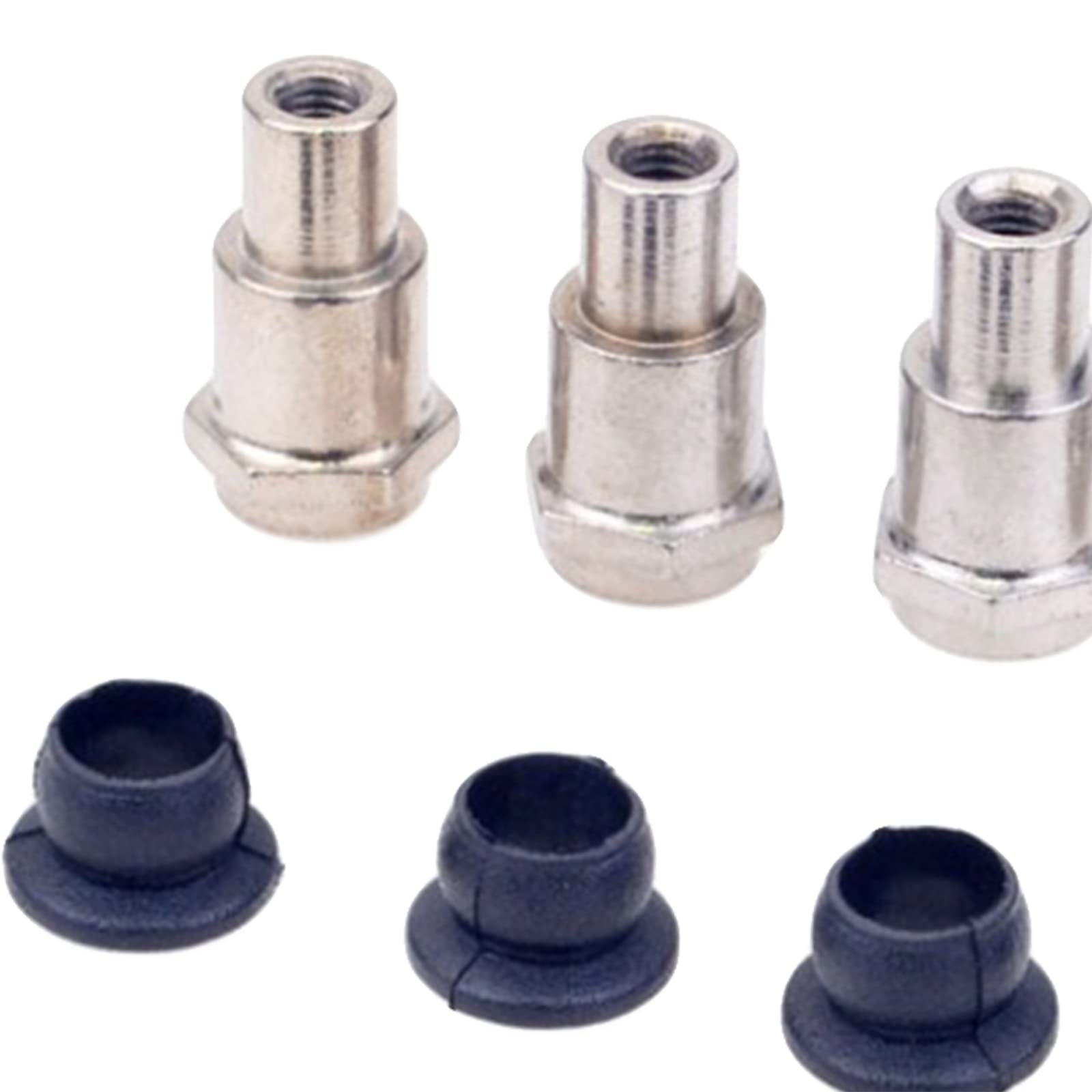 TOG 4Pcs Metal Shock Absorber Bushing Kit for 1:8 Scale RC Monster Trucks - Compatible with ZD Racing 1/8 RC Cars - Durable Suspension Upgrade Parts for Off-Road Bashing & Racing - Perfect for Hobbyists & RC Enthusiasts