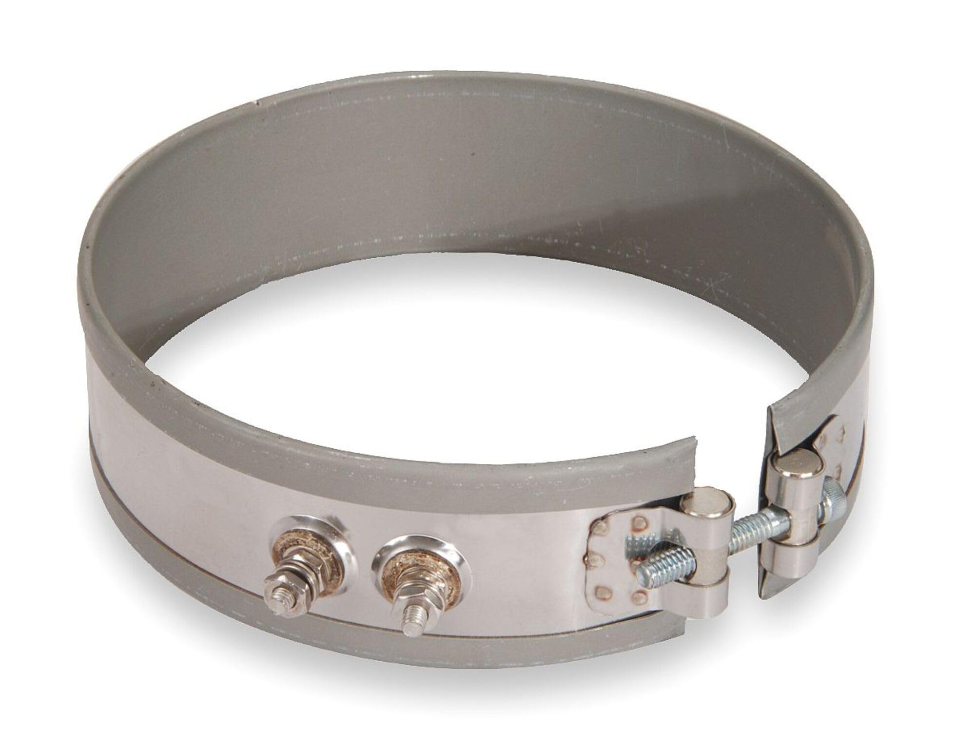 High-Temperature Band Heater 4-1/2 Inch Diameter Same Side Wiring - Perfect for Plastic Extruders, Injection Molding Machines & Industrial Heating Applications
