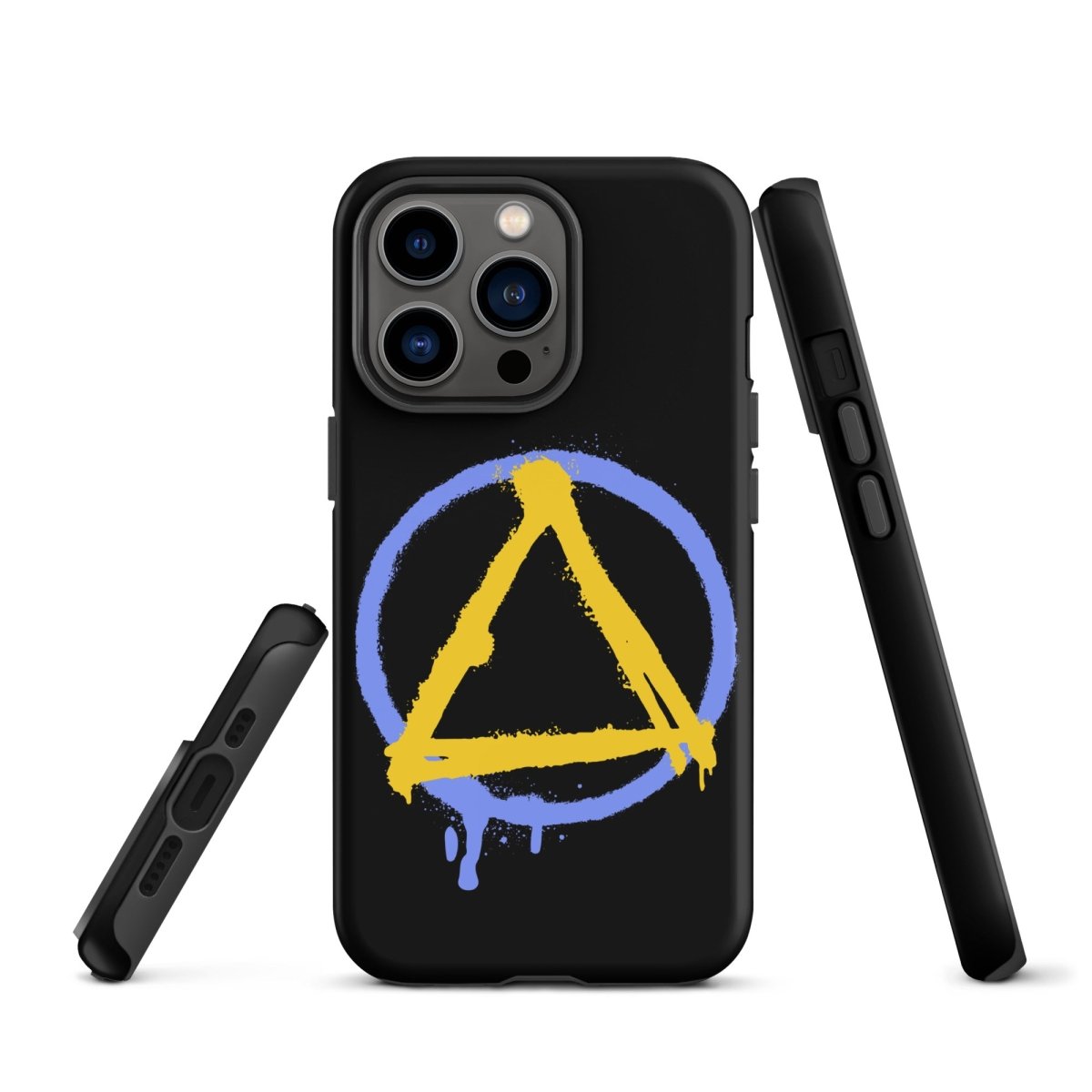 Sober Symbol Durable Shockproof iPhone Case - Protective Cover for iPhone 14/13/12/11 Pro Max XR XS - Slim Fit Anti-Scratch Phone Case for Everyday Use & Outdoor Activities