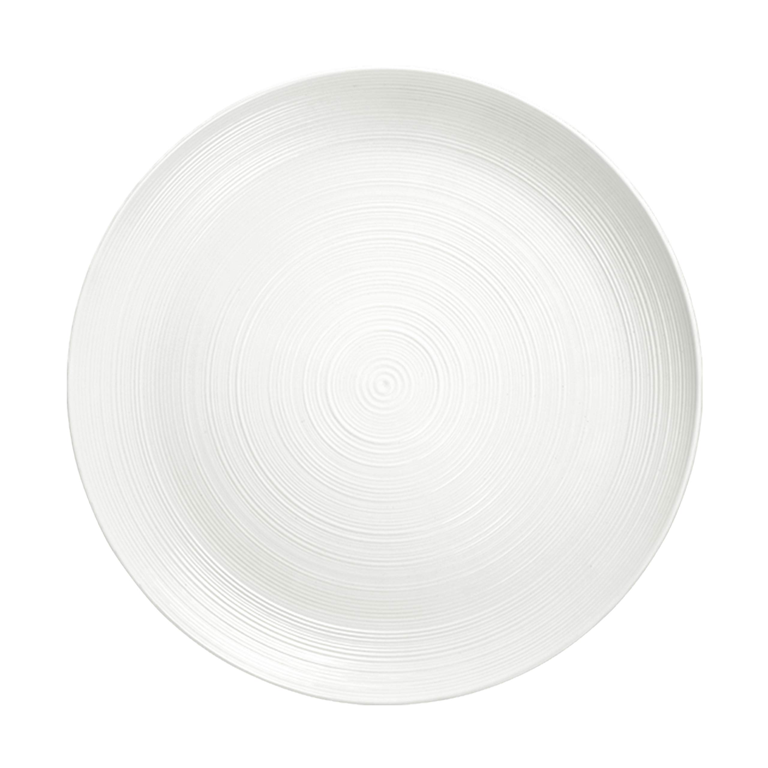 Zak Designs 12-Piece Melamine Dinnerware Set - White Durable Plastic Plates & Bowls for 4 People | Shatterproof & Lightweight for Outdoor Dining, Picnics, Camping & Everyday Use