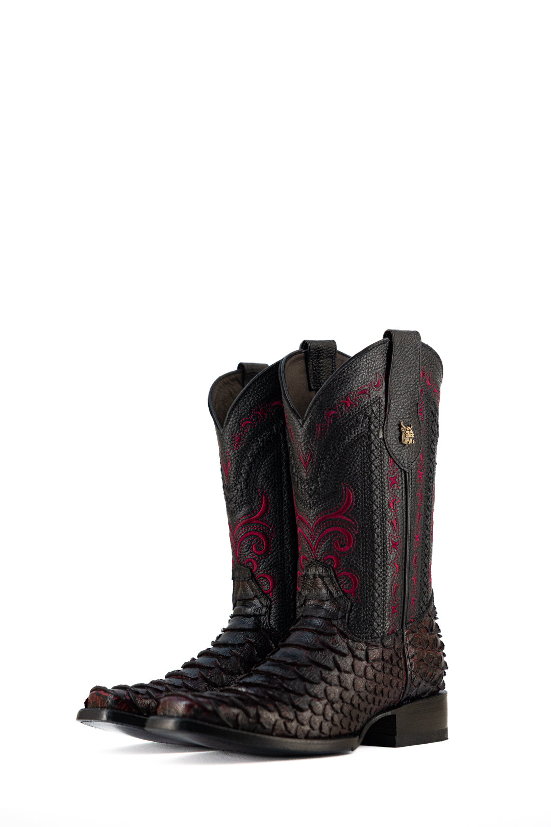 Python Rodeo Toe Cowboy Boots for Men - Western Style Cowboy Boots with Pointed Toe - Perfect for Rodeo, Country Music Festivals & Western Fashion