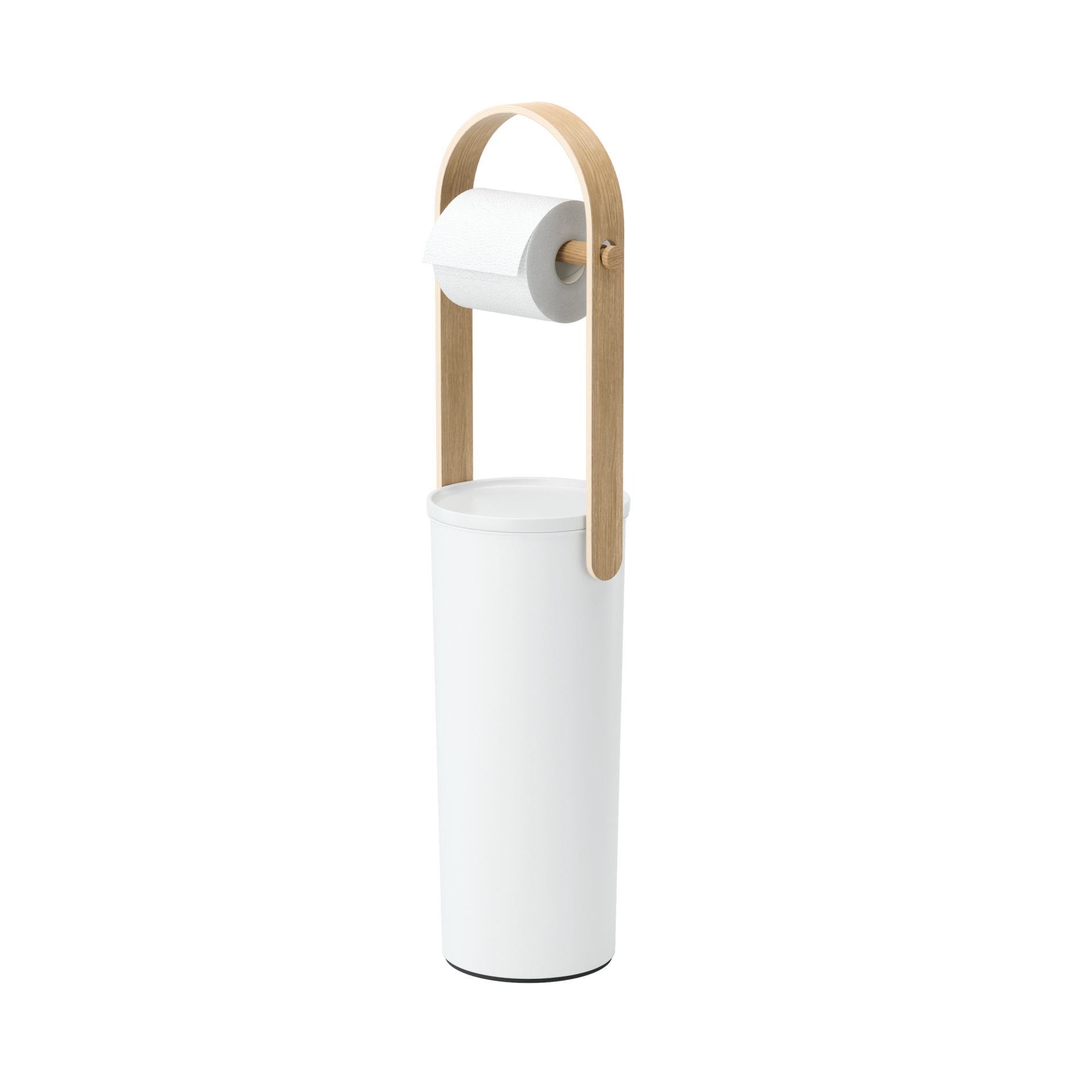 Bellwood Toilet Paper Holder & Reserve - Wall Mounted Bathroom Tissue Dispenser with Shelf - Perfect for Home, Office, and RV Use