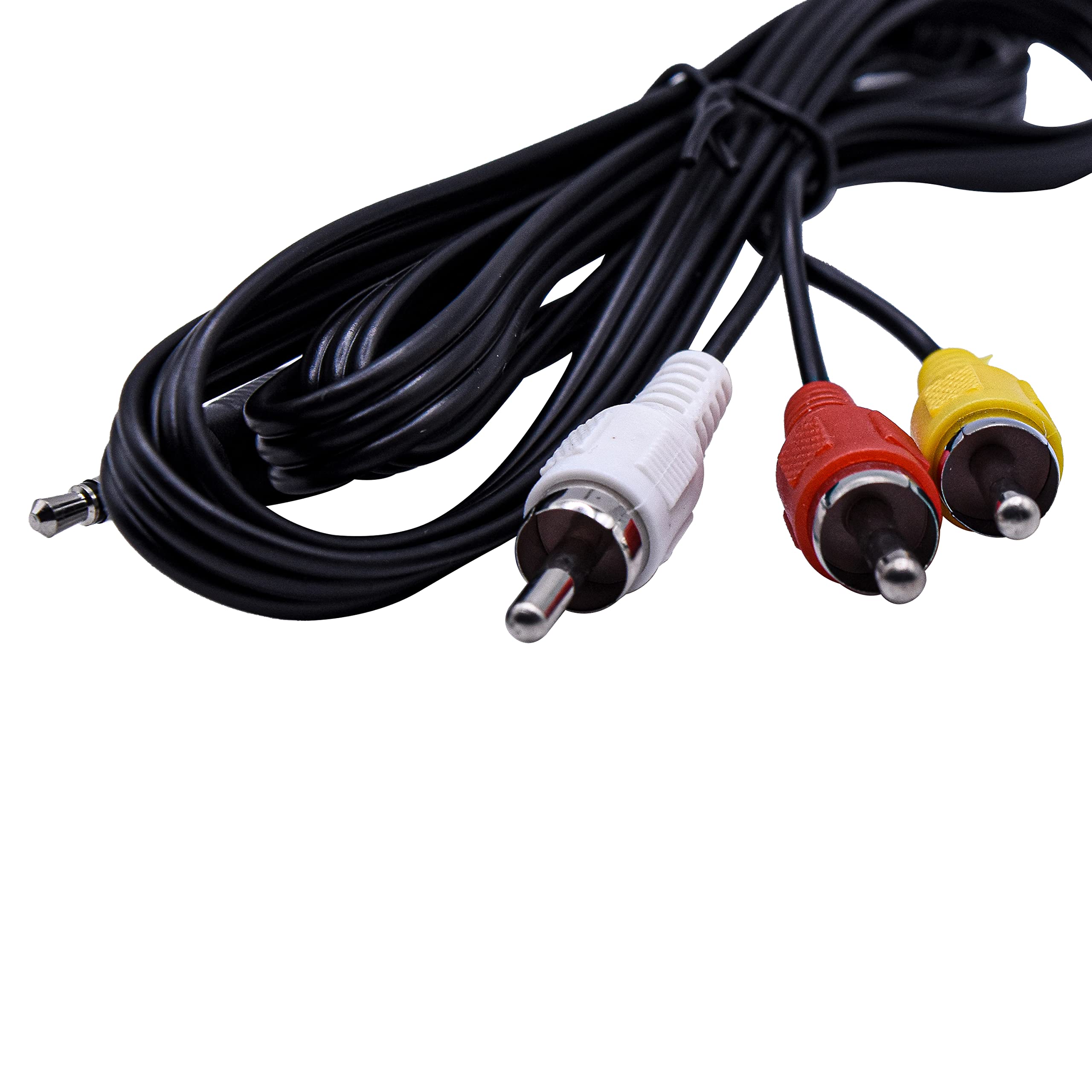 HQRP AV Audio Video Cable for Canon VIXIA HG21, HV20, HV30, HV40, XH A1, XH A1S Camcorders - High-Quality Replacement Cord for Video Recording & Playback