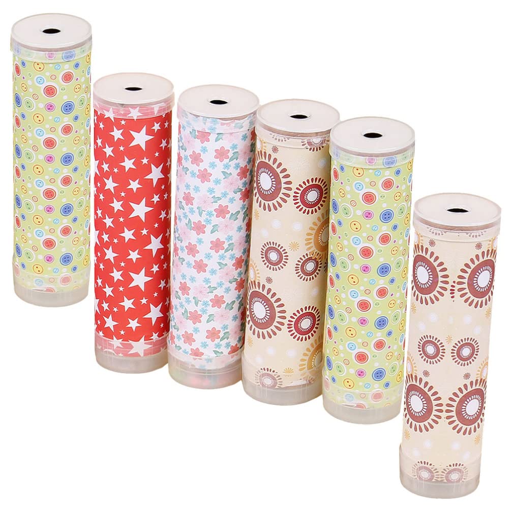 Totority 6Pcs DIY Kaleidoscope Making Kit for Kids - Educational Science Toy, Creative Craft Project, Party Favors & Goodie Bag Fillers (Assorted Colors) - Perfect for Birthday Parties, Classroom Activities & STEM Learning