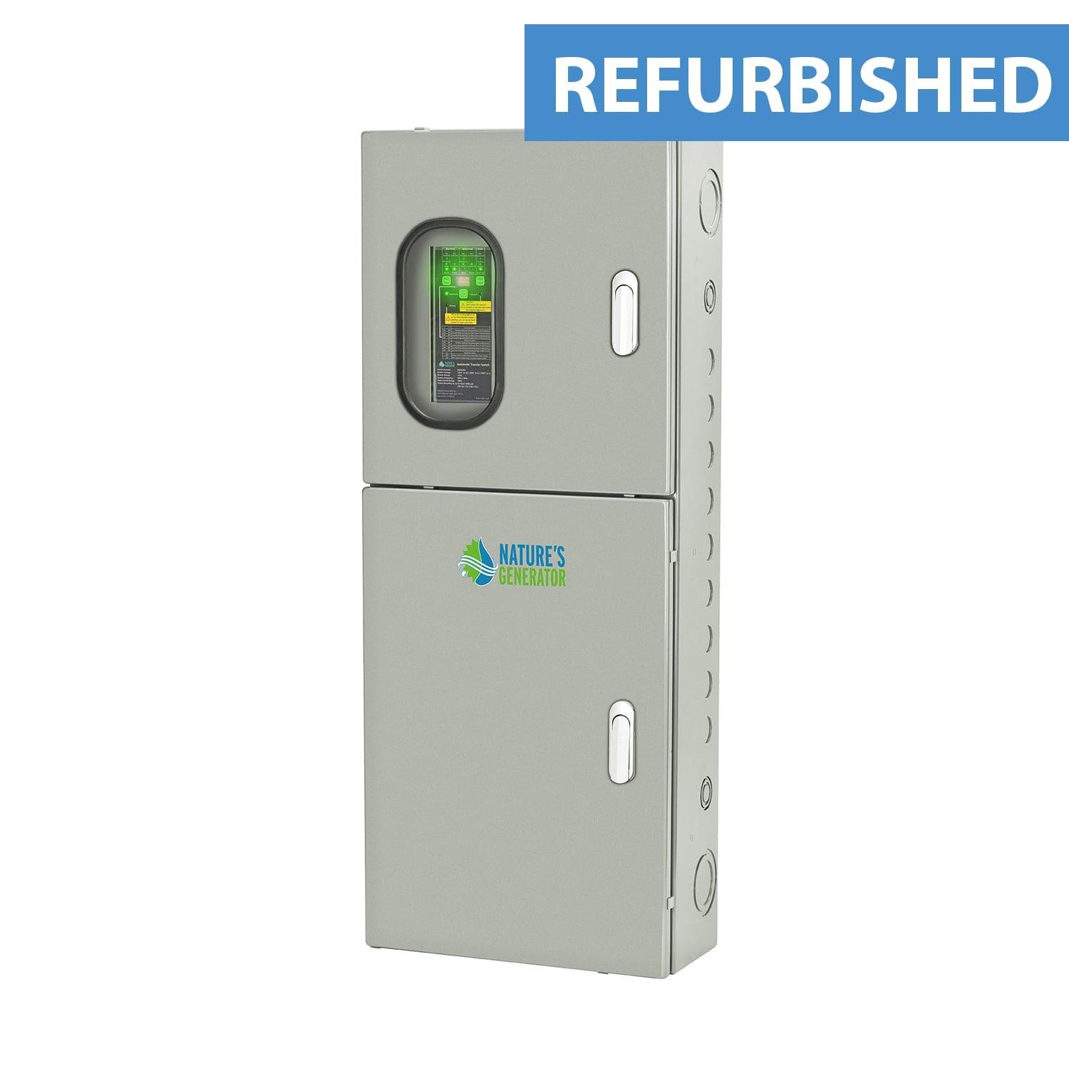 Refurbished Nature's Generator 125A Automatic Transfer Switch for Home Backup Power - Solar & Generator Compatible for Emergency Power Outages