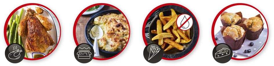 Tefal Cook4me Accessory - Extra Crisp Lid EY1508 for Air Fryer & Multi-Cooker | Perfect for Crispy Meals, Snacks & Healthy Cooking