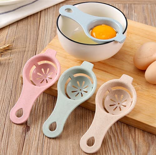3-Piece Egg Yolk Separator Set - Food Grade PP Baking Tool for Separating Egg Whites & Yolks - Perfect for Cakes, Cookies & Pastry Making