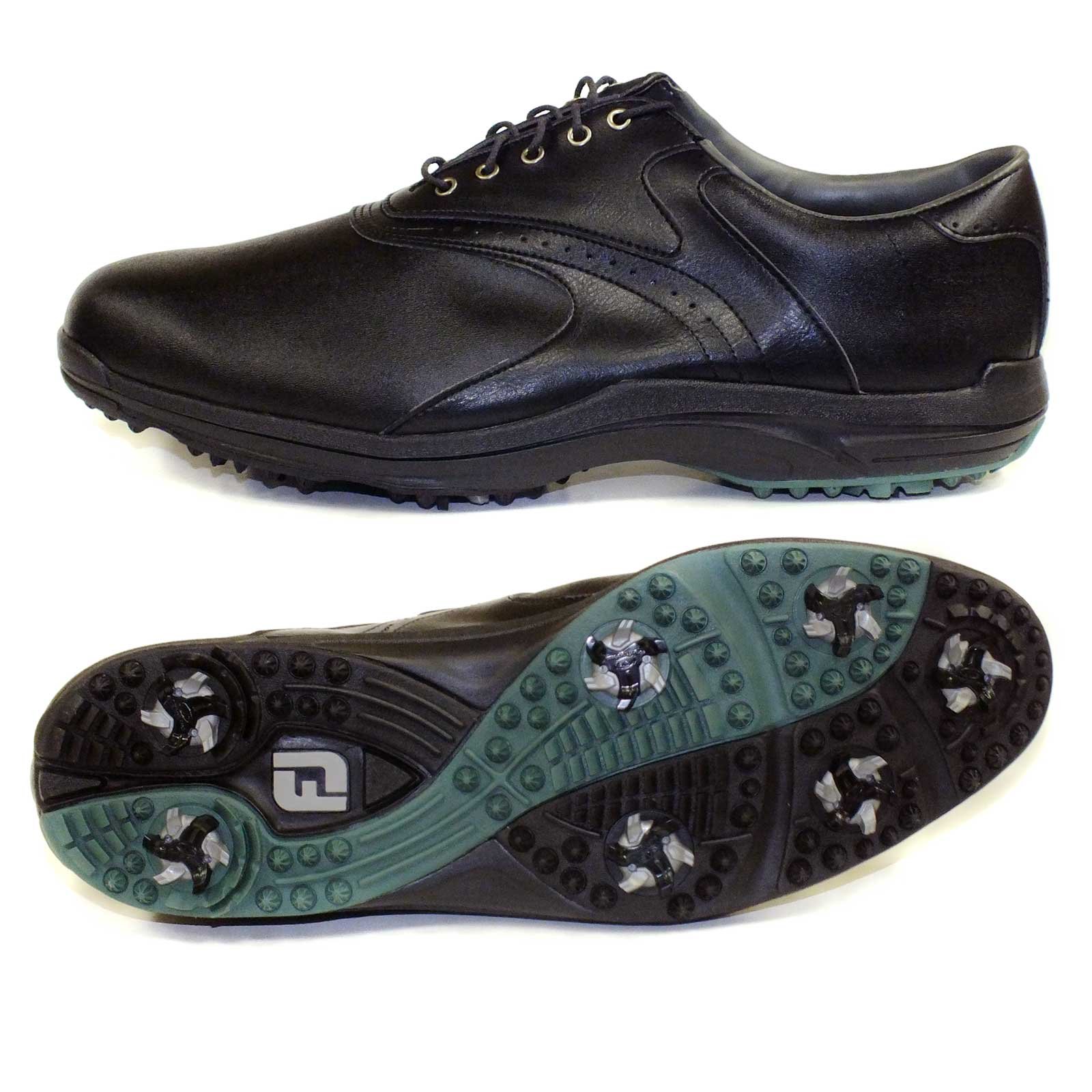 FootJoy Men's GreenJoys Golf Shoes - Classic Oxford Style Spiked Golf Shoes for Men | Comfortable & Waterproof for Golf Course & Outdoor Sports