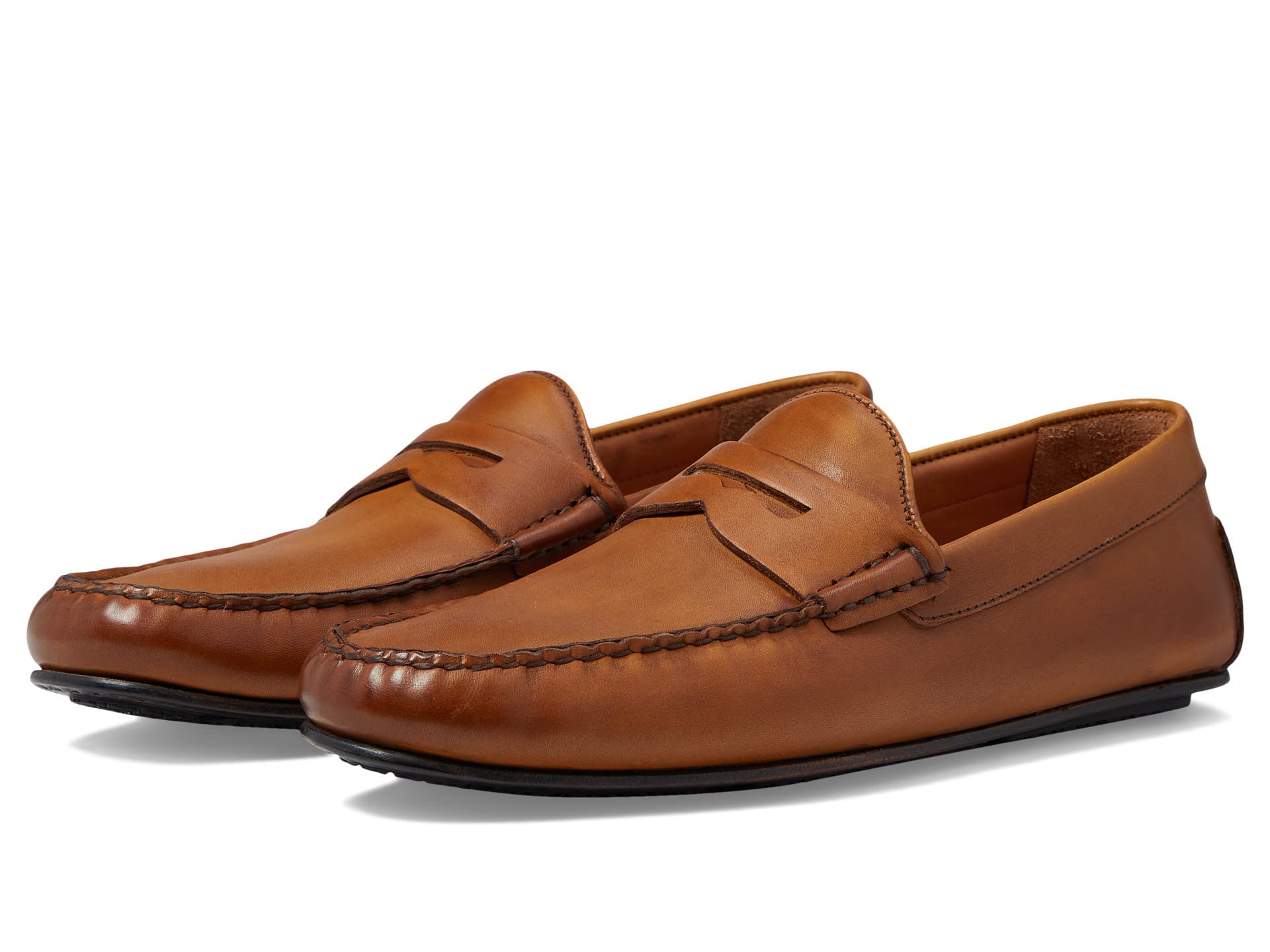 Allen Edmonds Supersport Penny Loafers for Men - Genuine Leather Dress Shoes with Cushioned Foam Footbed - Comfortable Business & Casual Slip-Ons for Office, Travel & Everyday Wear