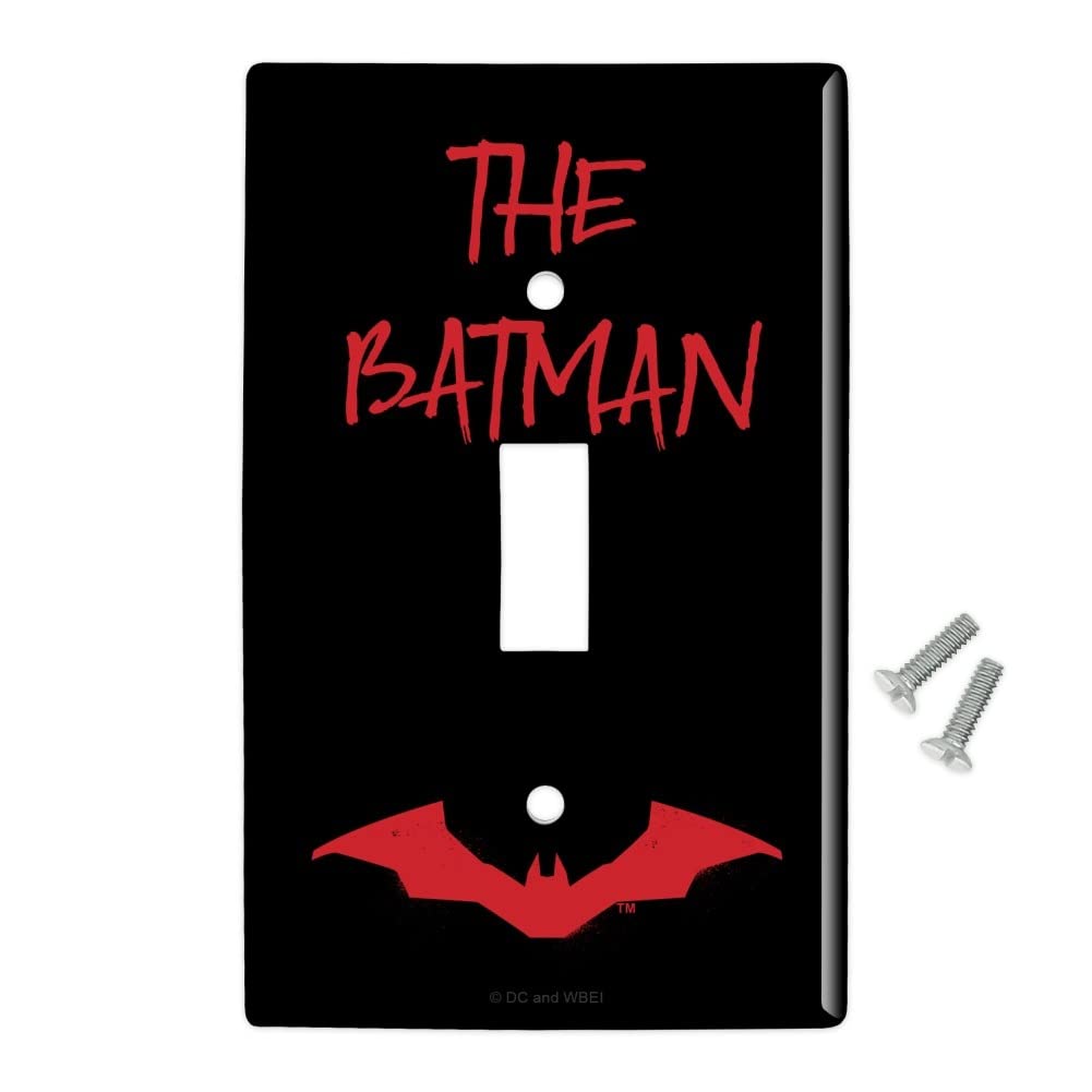 The Batman Light Switch Cover - Plastic Wall Decor for Home & Office