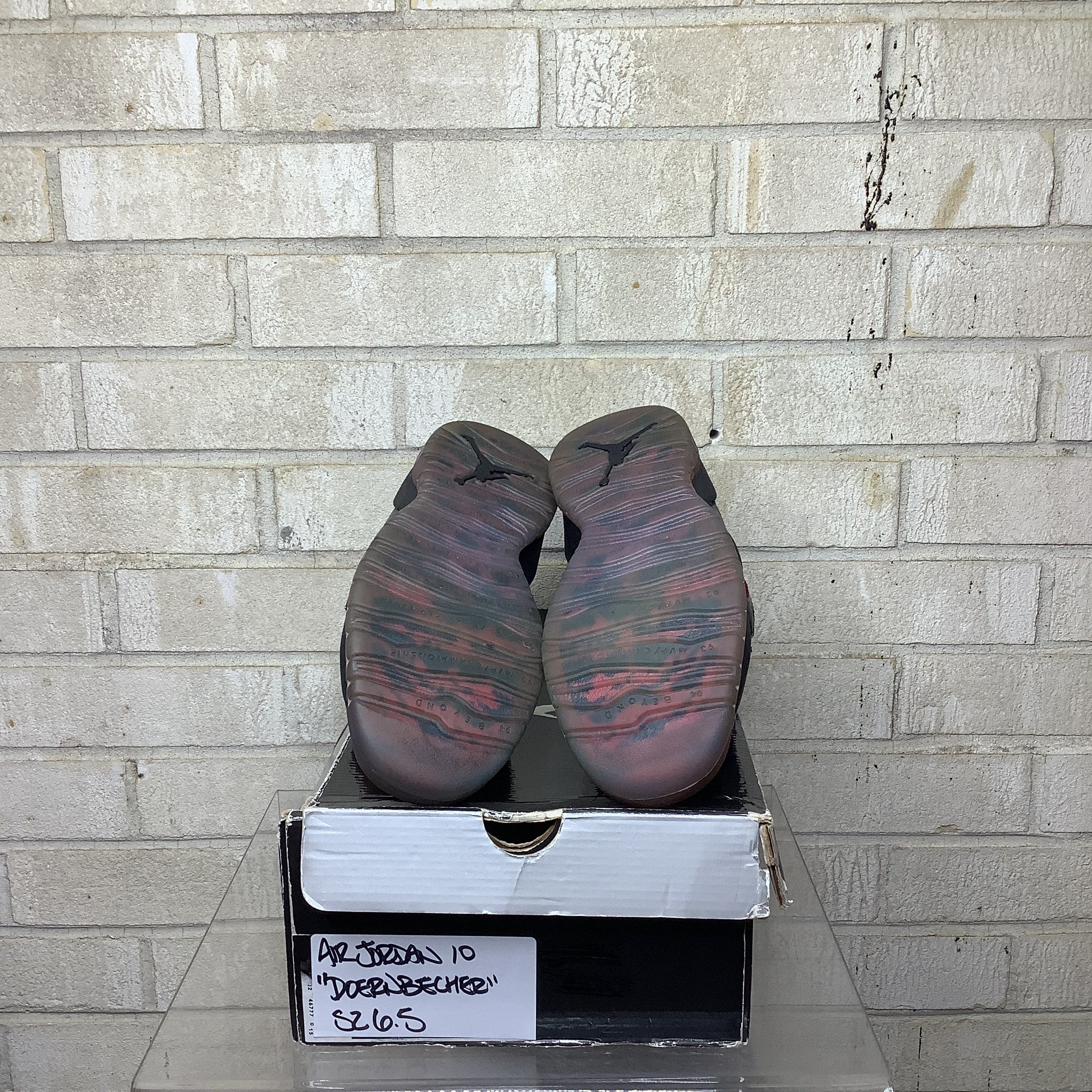 AIR JORDAN 10 DOERNBECHER Retro Sneakers - Men's Size 6.5 (641746-060) - Limited Edition Basketball Shoes for Collectors & Streetwear Fashion
