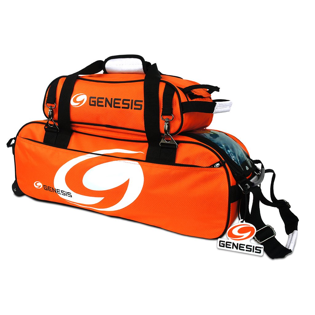 Genesis 3 Ball Bowling Tote Bag with ClearVision Technology - Perfect for League Play & Practice Sessions