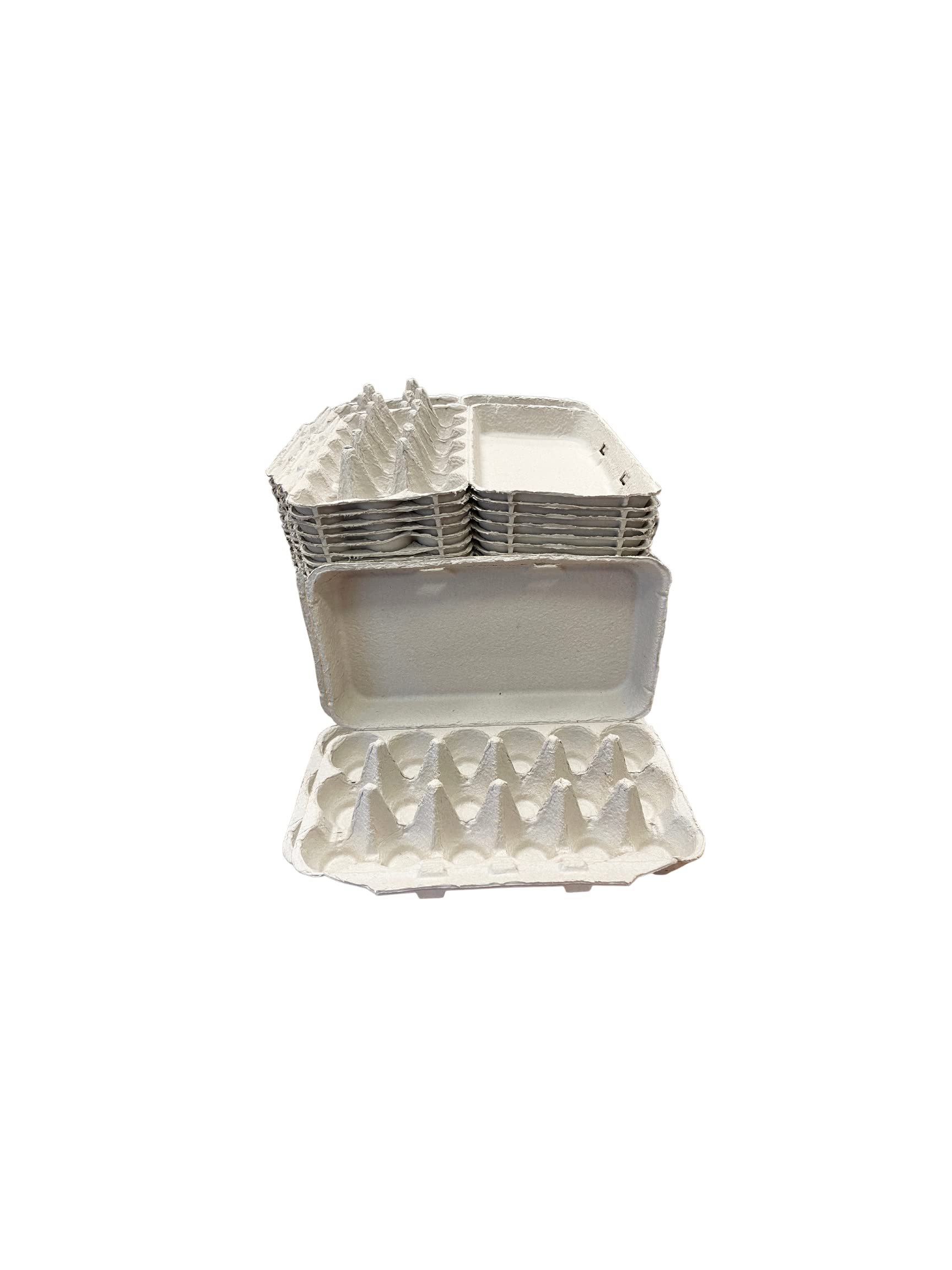 Eco-Friendly 18-Count Paper Pulp Egg Cartons for Eggs, Crafting, Parts Storage & Easter Decorations – Perfect for Farmers Markets, DIY Projects & Organizing Small Items (Pack of 15)