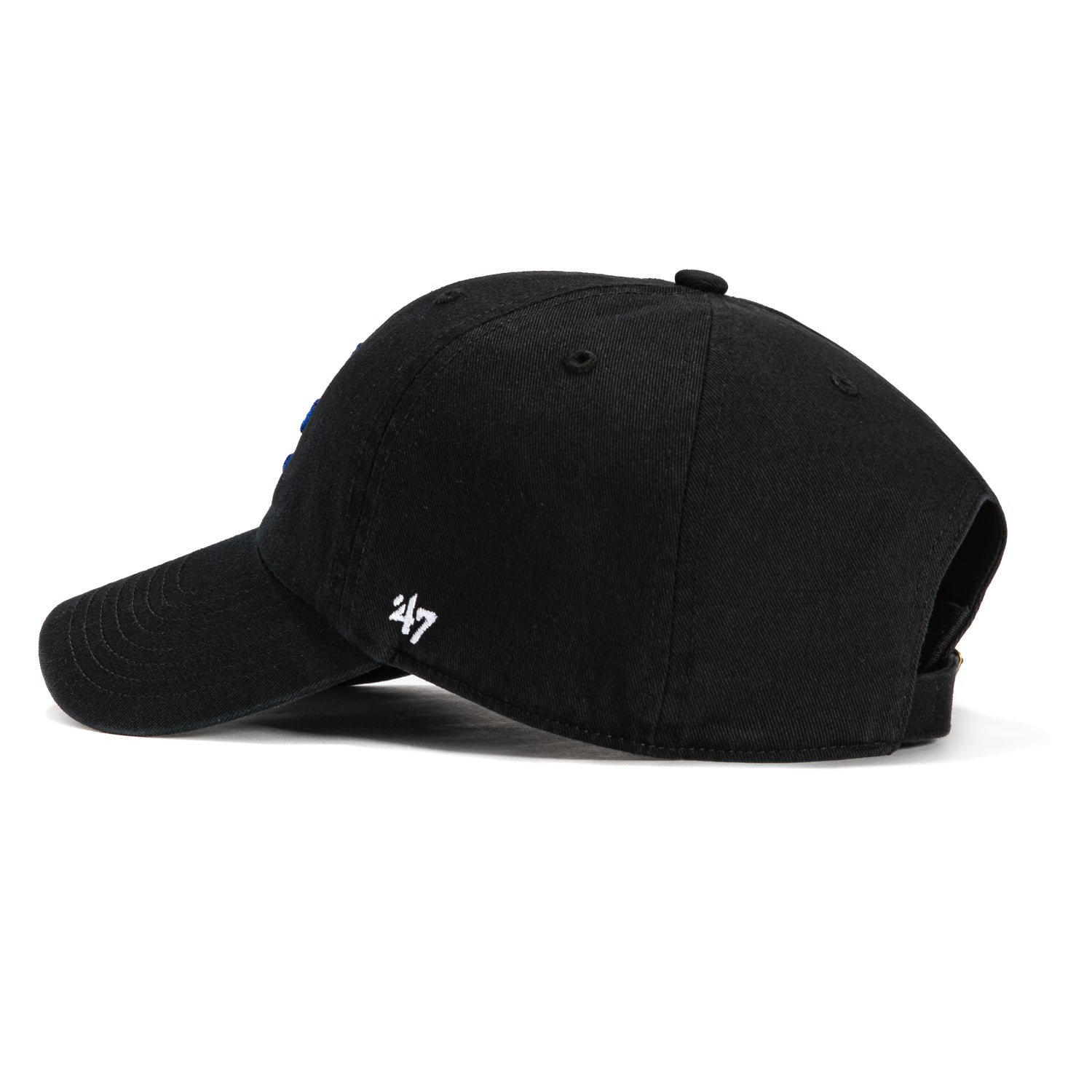 47 Brand Cleanup Los Angeles Dodgers Adjustable Baseball Cap - Black, Royal, White - Perfect for Game Day, Casual Wear & Sports Fans