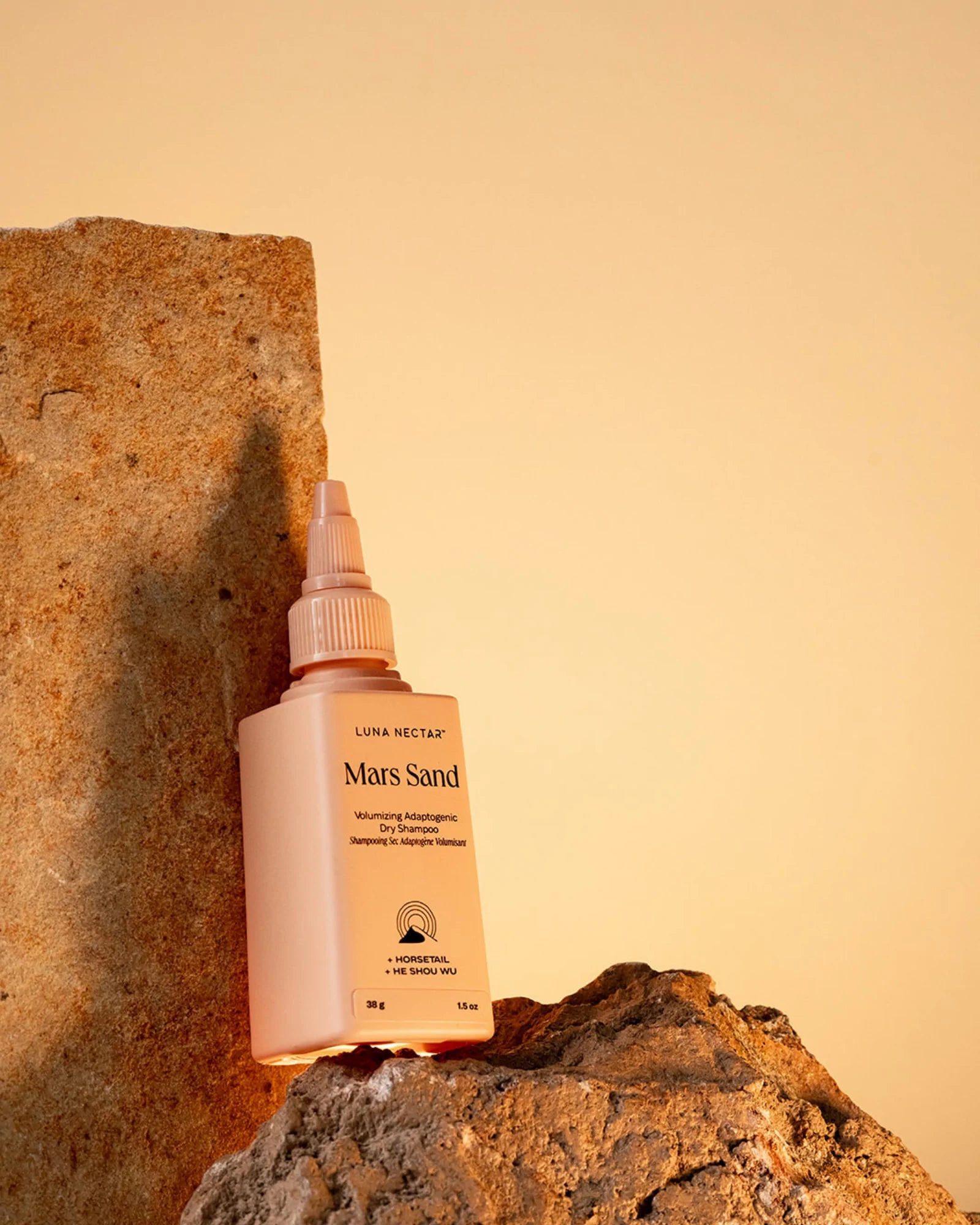 Mars Sand Volumizing Adaptogenic Dry Shampoo for Oily Hair - Natural Hair Refresh & Volume Boost for Busy Mornings, Travel & Gym