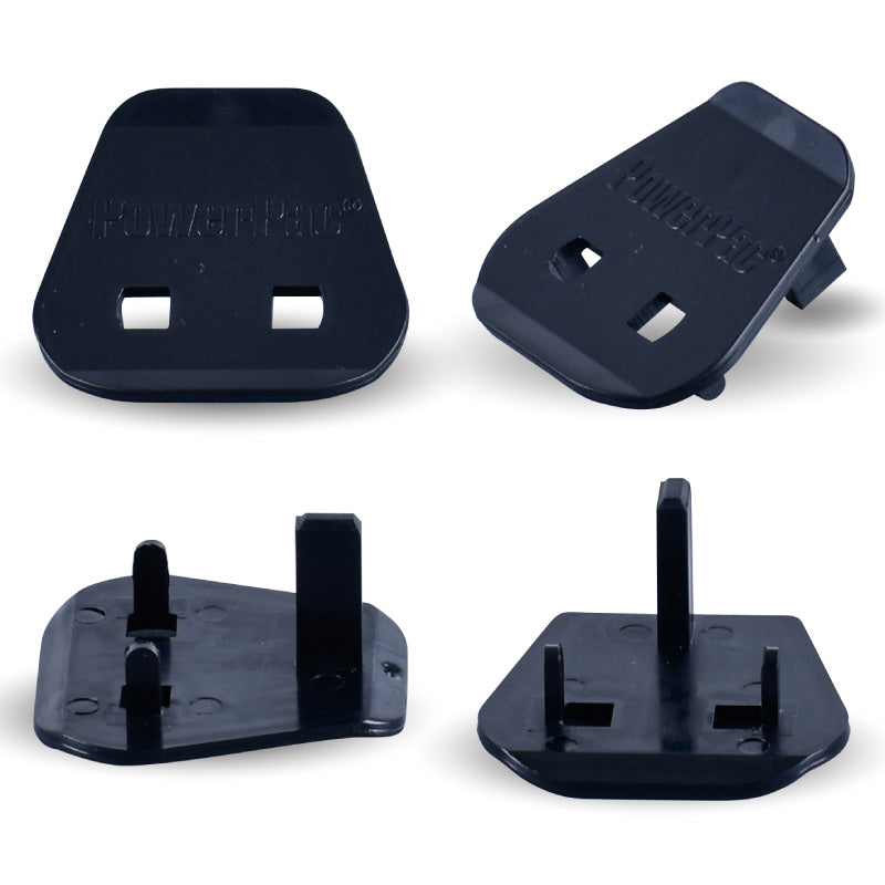2 Pin to 3 Pin UK Socket Plug Adapter - 3 Pack - Travel Power Converter for UK Appliances - Perfect for Laptops, Hair Dryers, and Chargers When Visiting the UK