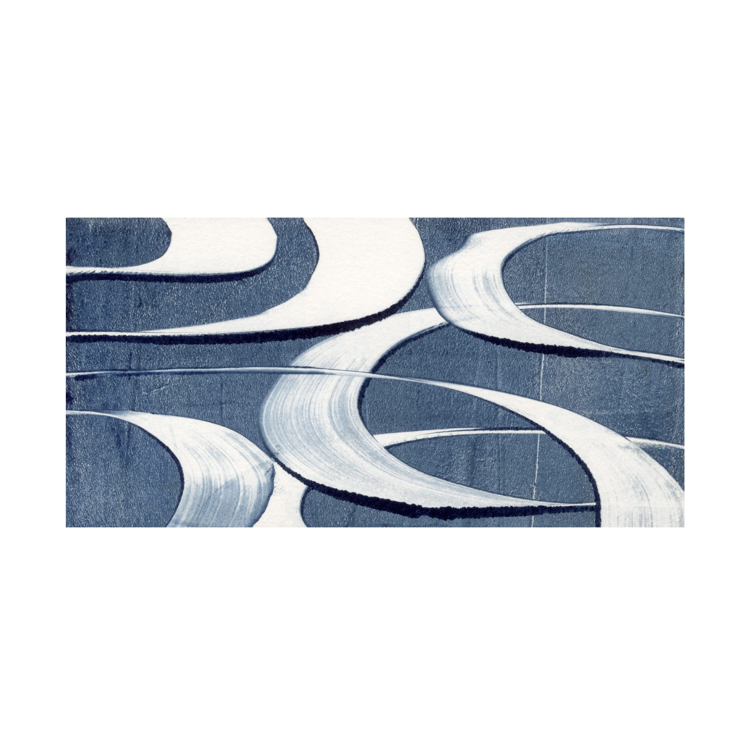 Trademark Fine Art 'Wave Frequency I' Canvas Wall Art by Nikki Galapon - Modern Abstract Painting for Living Room & Office Decor