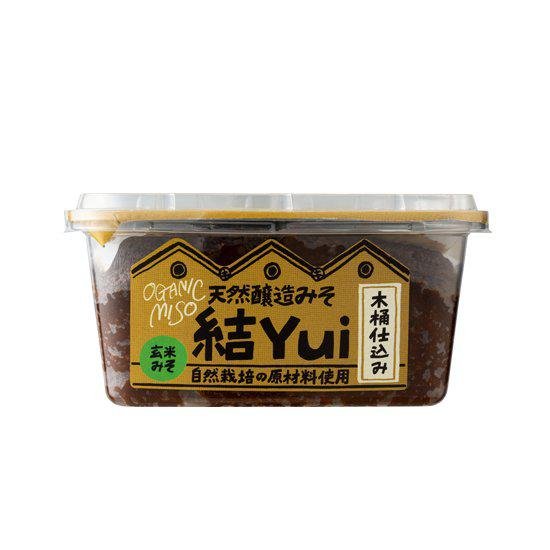 Organic Genmai Brown Rice Miso Paste 450g - Barrel Aged Traditional Japanese Fermented Soybean Seasoning - Perfect for Soups, Marinades & Salad Dressings