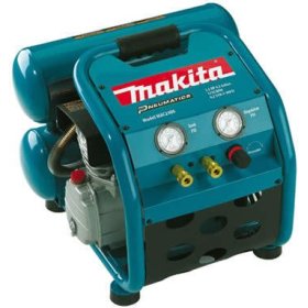 Makita MAC2400 2.5 HP Cast Iron Roll Cage Big Bore Air Compressor - Powerful & Durable for Construction, Woodworking & Automotive Projects