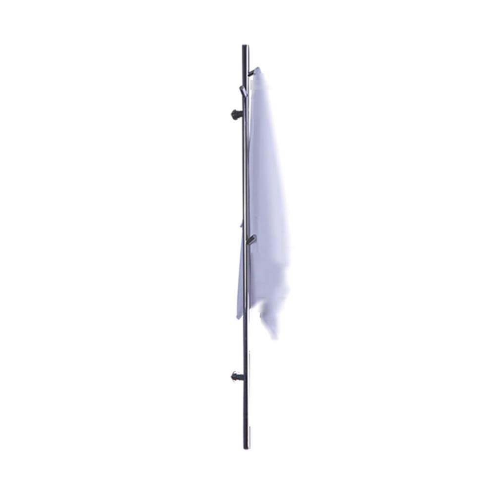 Premium 304 Stainless Steel Electric Towel Warmer & Heated Drying Rack - Vertical Wall Mounted Towel Heater with Hooks for Bathroom, Clothes Airer Dryer (1525×65mm, Chrome, Plug-in) - Perfect for Spa, Luxury Bathrooms & Cozy Home Comfort