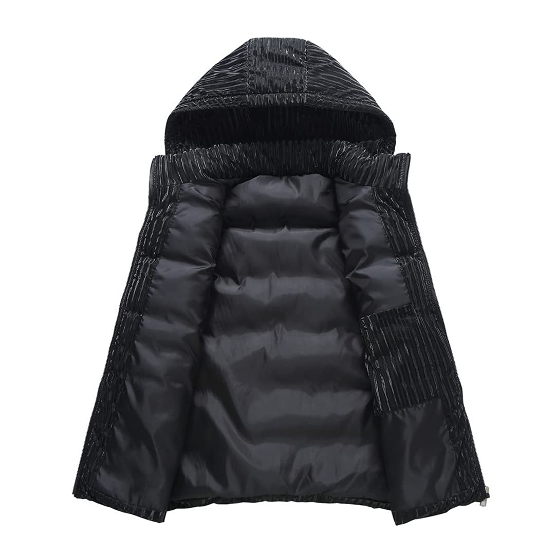 Men's Detachable Winter Vest - Thermal Windproof Thickened Warm Waistcoat for Cold Weather | Outdoor Hiking, Skiing & Casual Wear