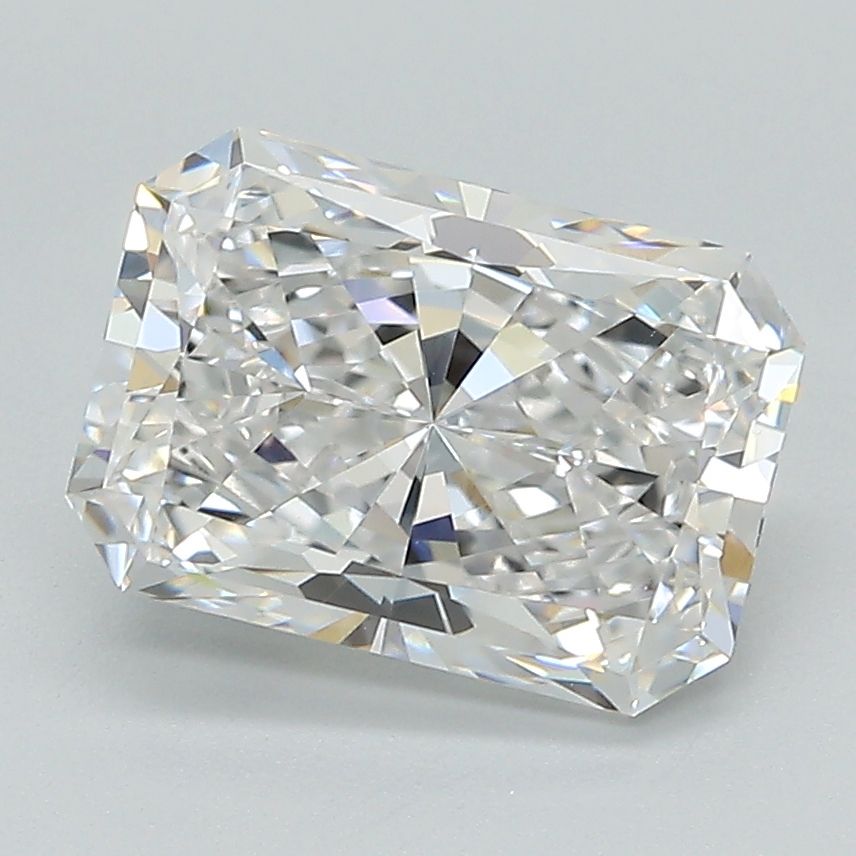 2.58 Carat E Color VVS2 Clarity Radiant Cut Lab-Grown Diamond for Engagement Rings & Fine Jewelry