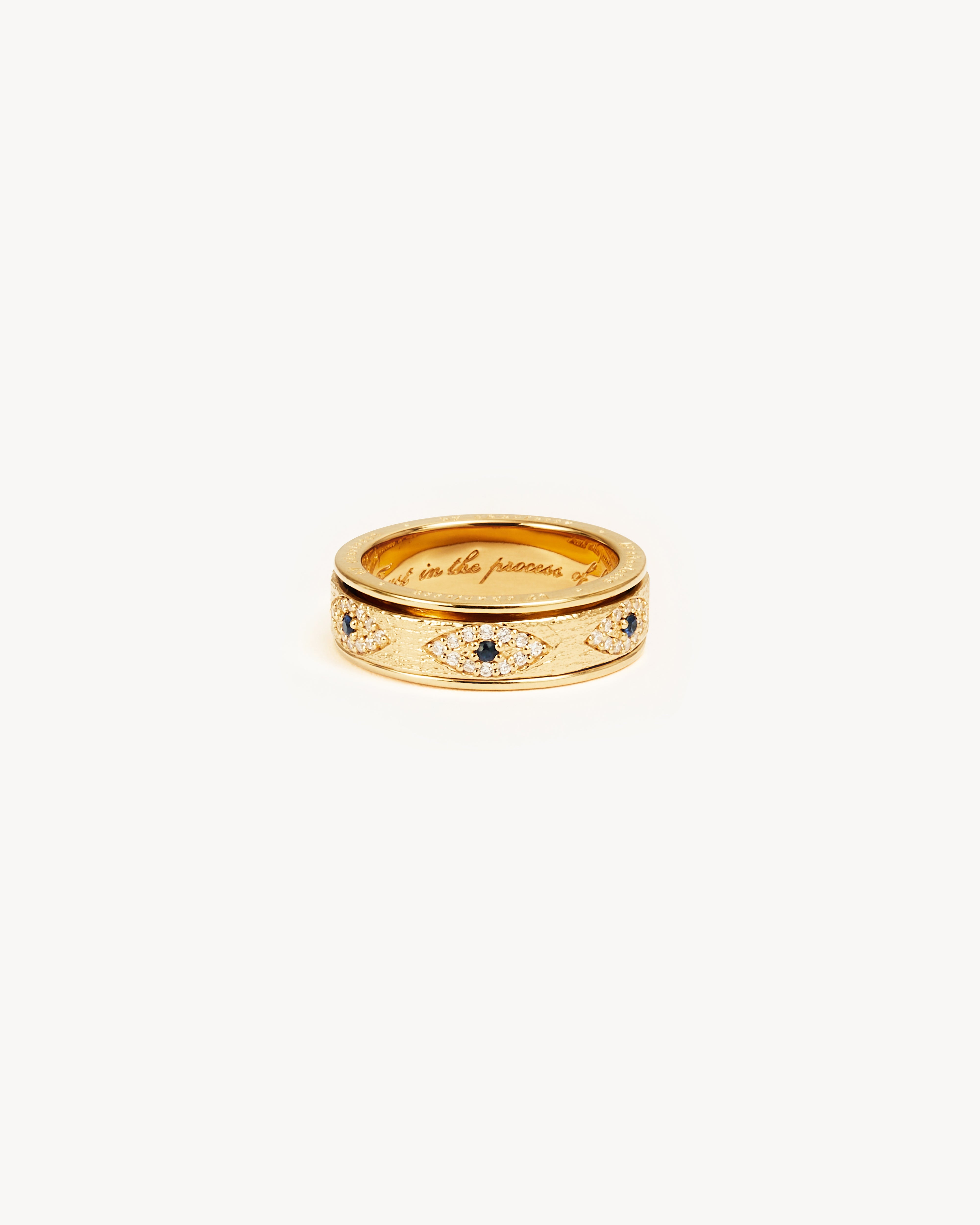 18K Gold Vermeil Spinning Meditation Ring for Stress Relief & Anxiety - Perfect for Yoga, Mindfulness & Relaxation Practices