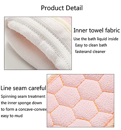 SHOPPOFOBIX 3-in-1 Bath & Shower Scrubber Set - Exfoliating Back Scrubber, Deep Cleaning Gloves & Loofah Sponge for Smooth Skin | Perfect for Body Scrubbing, Dead Skin Removal & Spa-Like Shower Experience