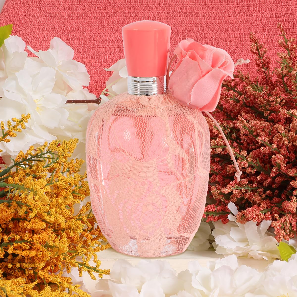 Sexy Rose Pink Perfume for Women - Long Lasting Eau De Parfum Spray - 3.4 Fl Oz - Romantic Date & Evening Wear Fragrance
