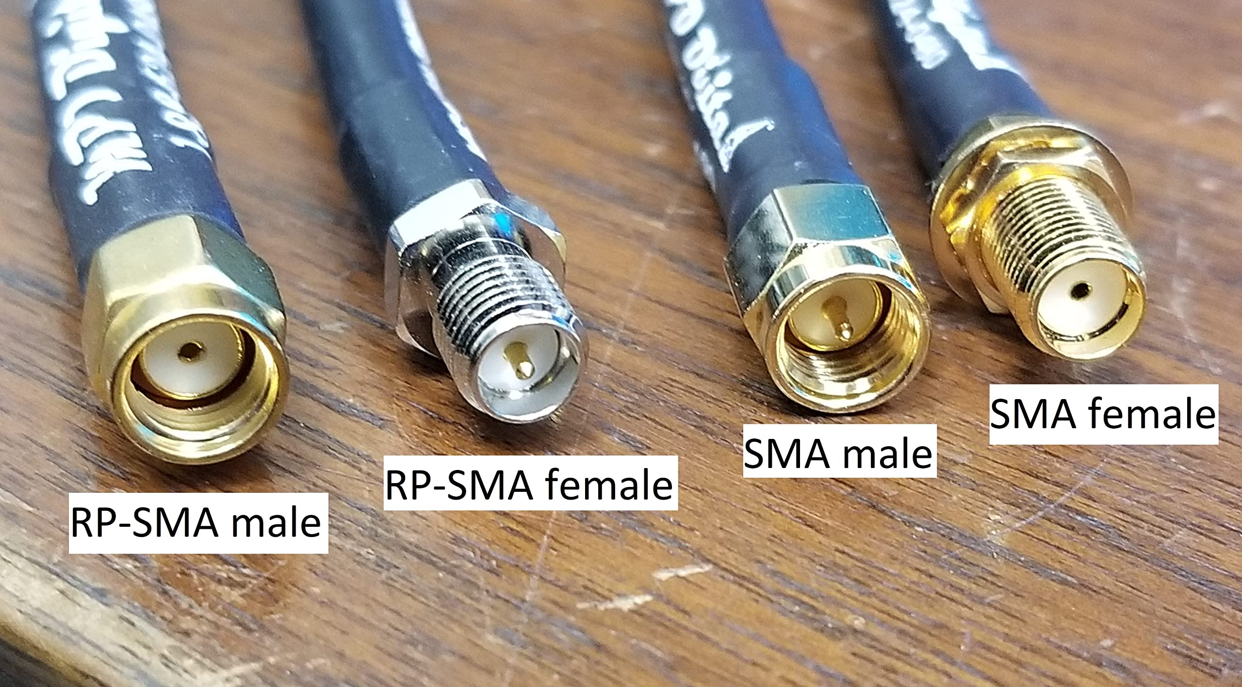 MPD400 Coaxial Cable - N Male to RP-SMA Male Connectors, 50 Ohm Super Flexible Low Loss RF Coax Cable for CB Radio, Ham Radio, Transmitters, Antennas (Color, Xft) - Perfect for Home & Professional Wireless Communication Systems
