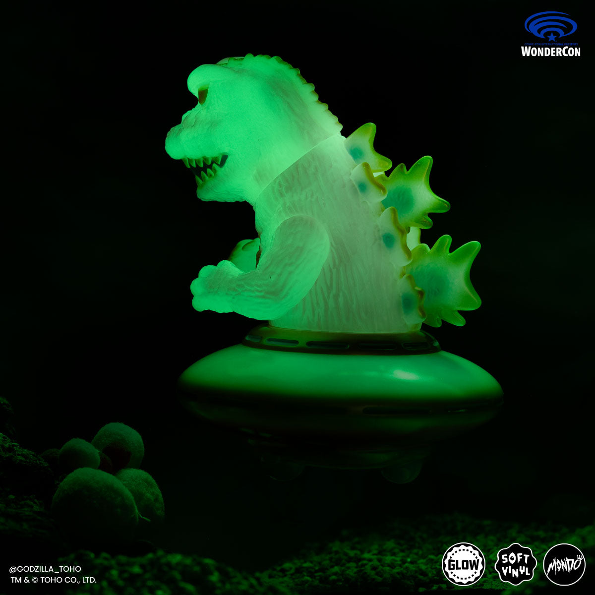 Godzilla UFO Soft Vinyl Figure - Cherry Blossom Limited Edition Collectible Toy for Anime Fans | Perfect for Display, Gifts & Pop Culture Collections