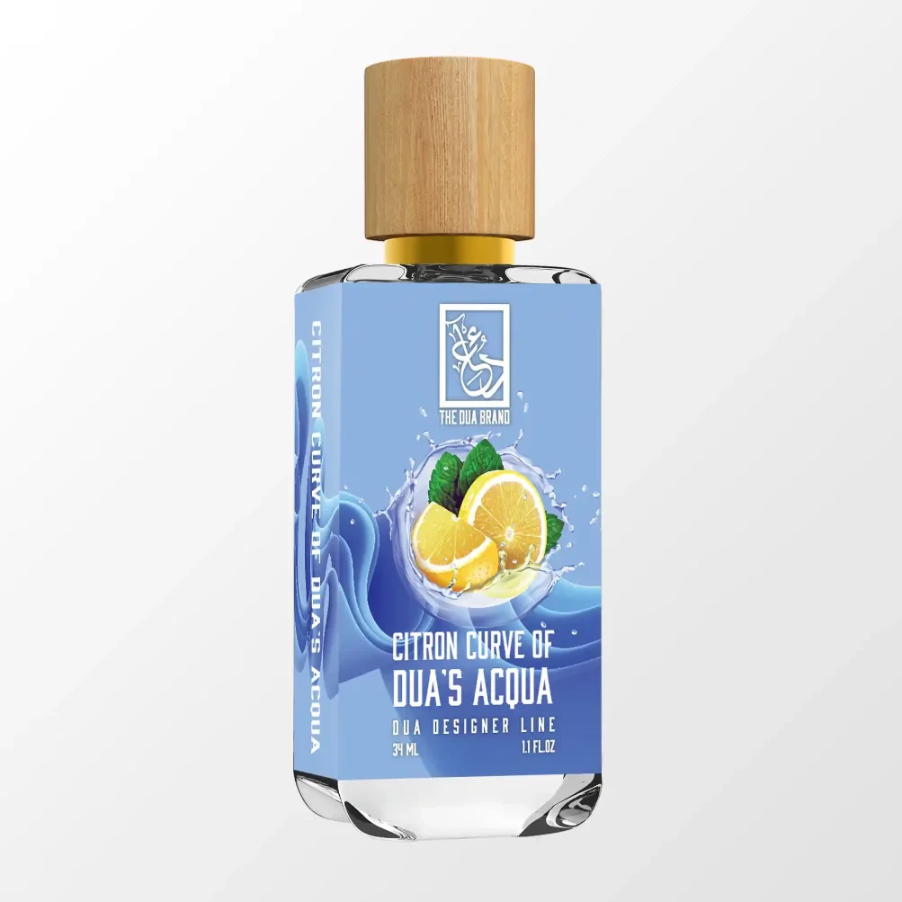 Citron Curve Of Dua’s Acqua Perfume - Long Lasting Citrus Scent for Women, Fresh & Elegant Fragrance - Perfect for Daily Wear, Office & Special Occasions