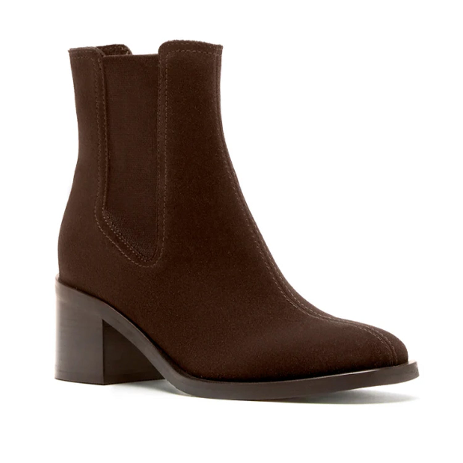 La Canadienne Women's Joelle Leather Boots in Brunette - Waterproof & Comfortable Winter Boots for Women, Perfect for Snow, Rain & Cold Weather