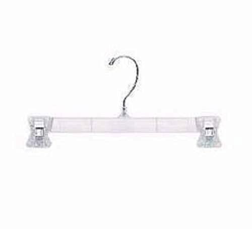 VeahUS 12 Inch Plastic Clothes Hangers - 100 Pack, Heavy Duty Non-Slip Garment Hangers for Closet Organization, Wardrobe Storage, Retail Display & Laundry Use