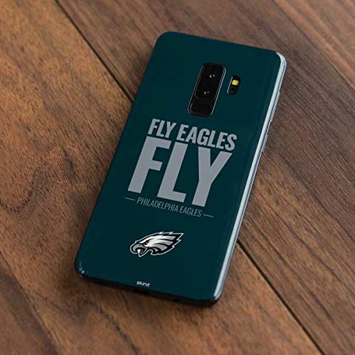Official NFL Philadelphia Eagles Team Motto Phone Skin Decal for Samsung Galaxy S9 Plus | Protective Vinyl Sticker | Perfect for Game Day & Fan Showcase