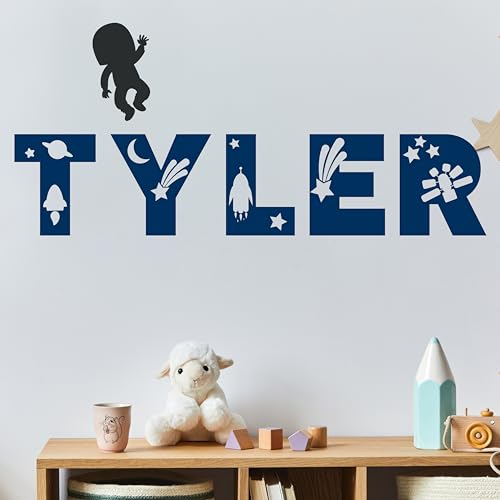 Space Themed Letters