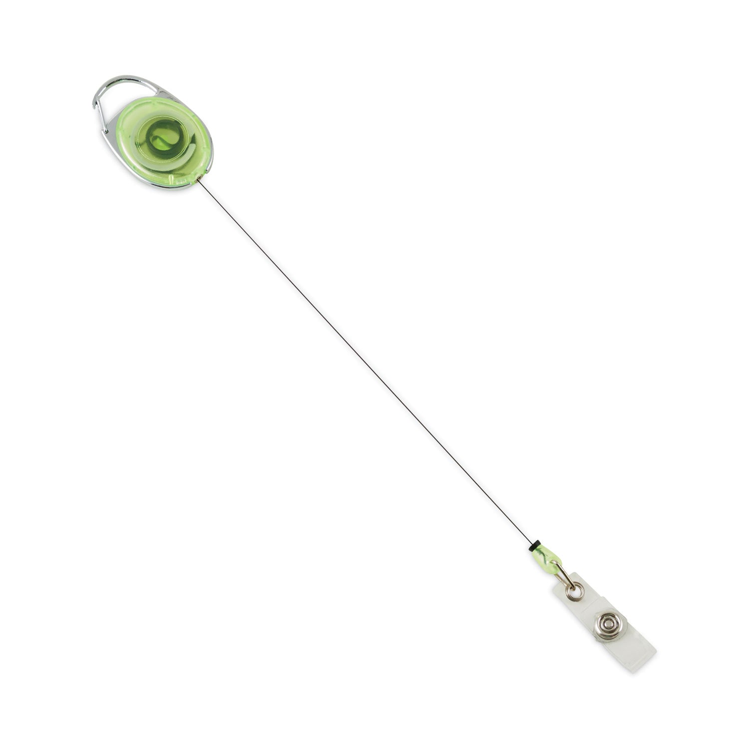 Advantus Retractable ID Badge Holder with Carabiner Clip - 30 Inch Extension, Neon Colors (20-Pack) - Perfect for Work, Events, and Security Access