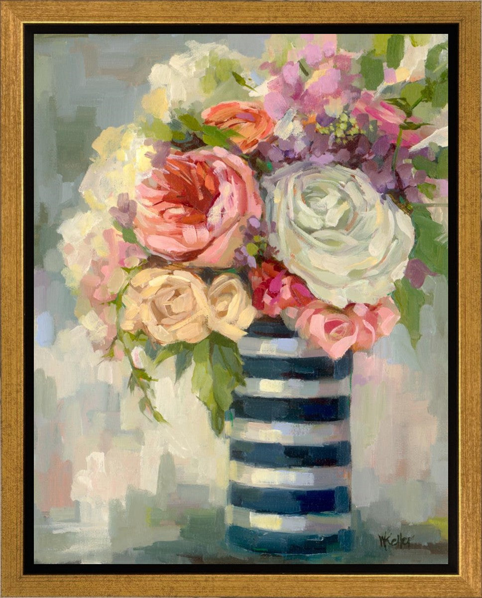 Premium Flowers & Vase Gallery Wrap Canvas Wall Art - Elegant Home Decor for Living Room, Bedroom & Office
