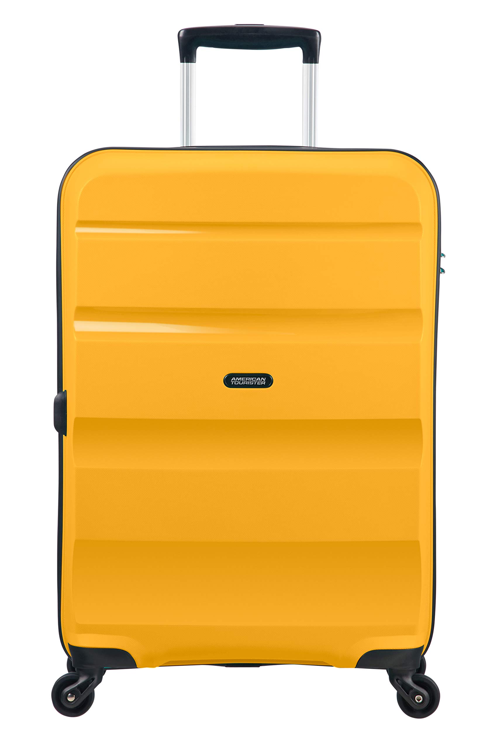 American Tourister Carry-On Luggage 66cm (57.5L) Light Yellow Medium Suitcase - Perfect for Air Travel & Weekend Getaways