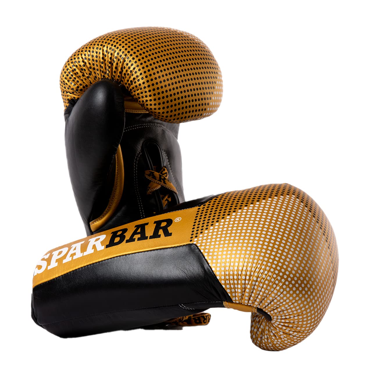Premium SB1 Laced Boxing Gloves - 100% Genuine Leather Sparring & Training Gloves for Punching Bags, Heavy Bag Workouts - Professional Wrist Support Boxing Equipment for Kickboxing, Muay Thai, MMA & Fitness Training - Ideal for Gym, Home Workouts & Martial Arts Practice