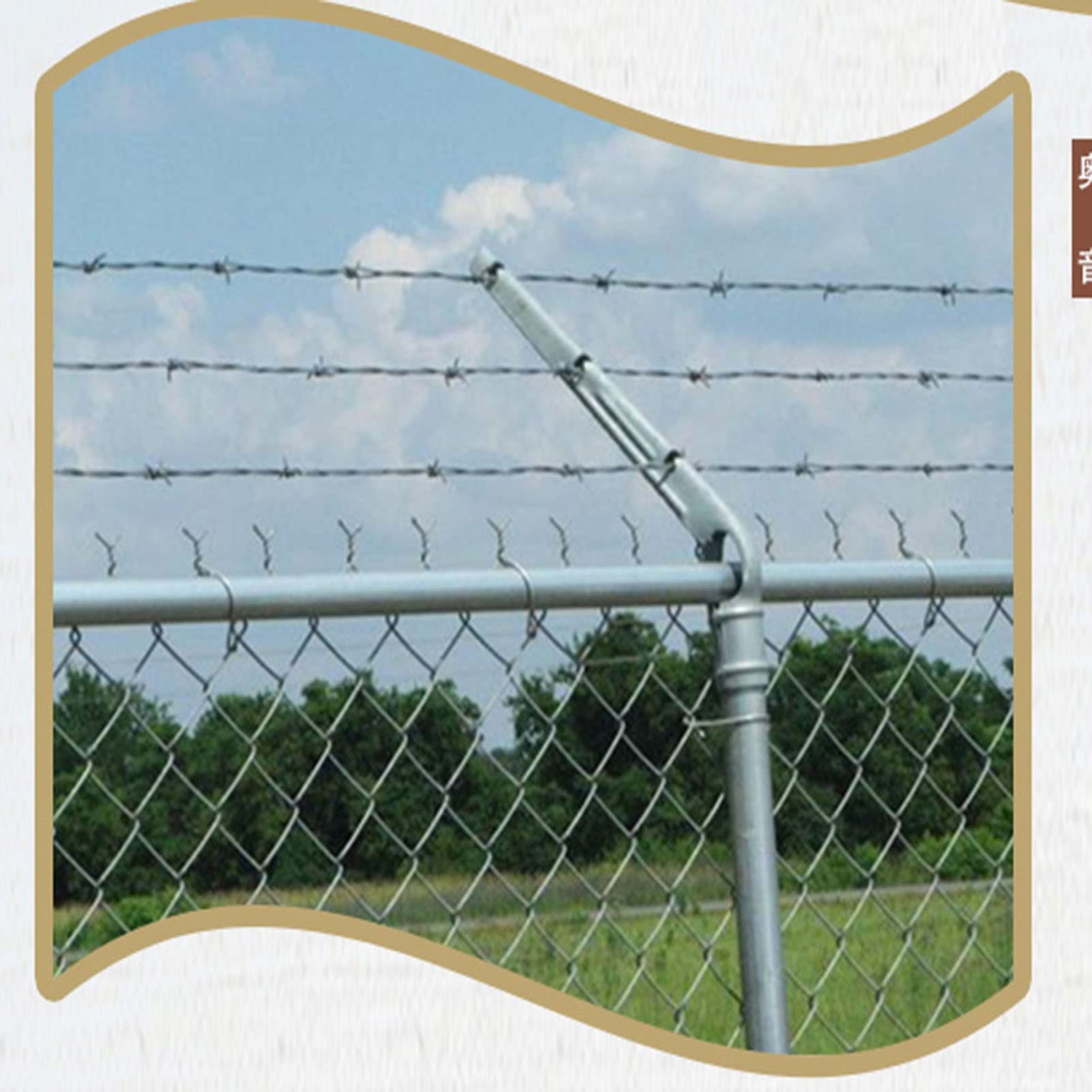 1.8mm Steel Wire Barbed Fence - 200M Anti-Climbing Security Mesh with Thorns | Durable Anti-Theft Barrier for Property Protection, Farm Security & Perimeter Defense