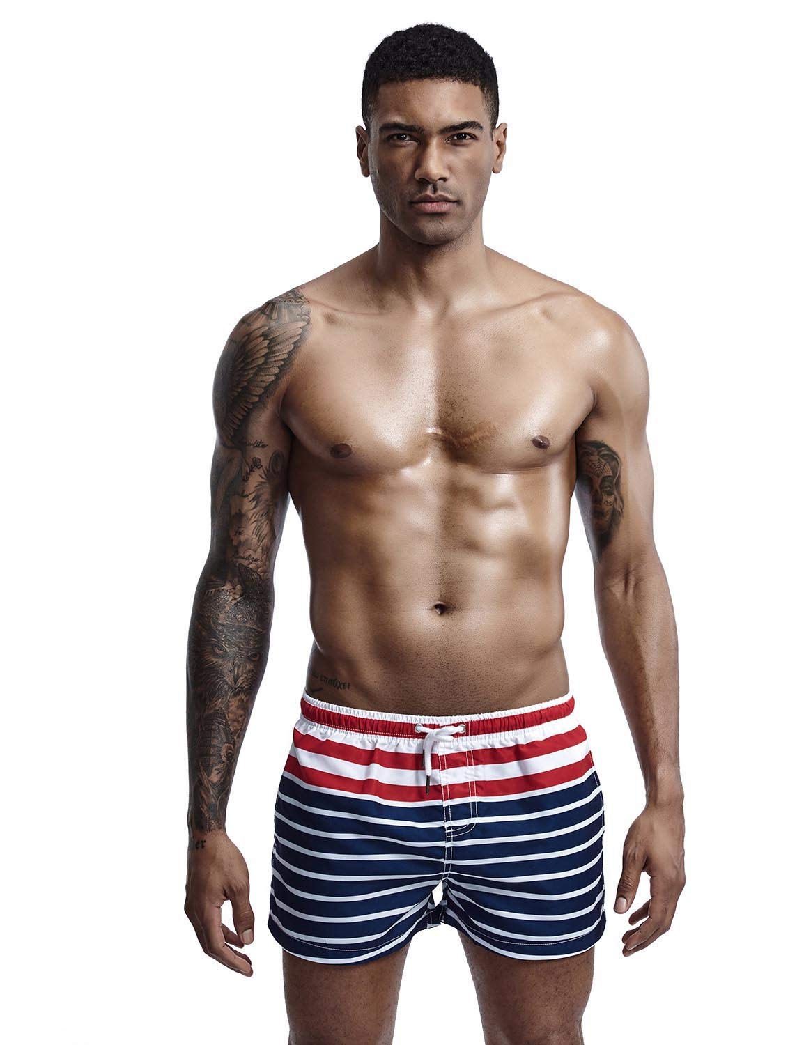 SEOBEAN Men's Quick-Dry Sports Board Shorts for Surfing, Swimming & Beach Activities – Lightweight & Comfortable for Summer Outdoor Adventures