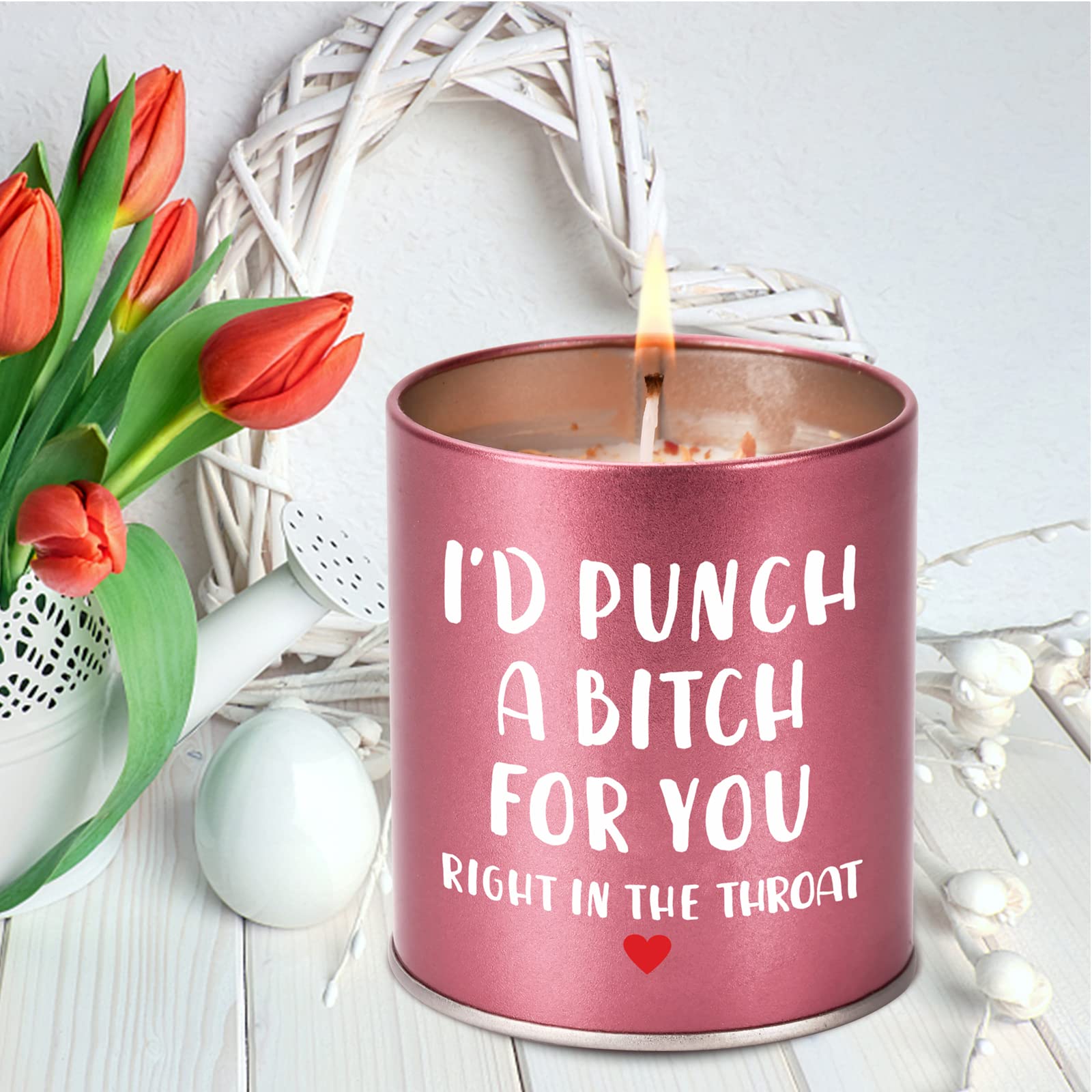 Best Scented Candles for Women - Birthday, Valentine's & Galentine's Day Gifts for Her, Mother's Day, Sister & Friendship Presents - Funny Aromatherapy Candle Gift Ideas for Girlfriend, Wife & Stocking Stuffers - Perfect for Relaxation, Home Decor & Romantic Ambiance
