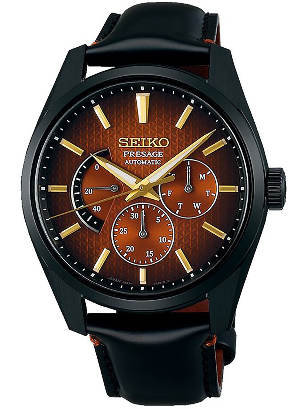 SEIKO PRESAGE PRESTIGE LINE SARW063 Sharp Edged Series Kabuki-Inspired Limited Edition Automatic Watch - Japanese Made JDM - Perfect for Collectors & Formal Occasions
