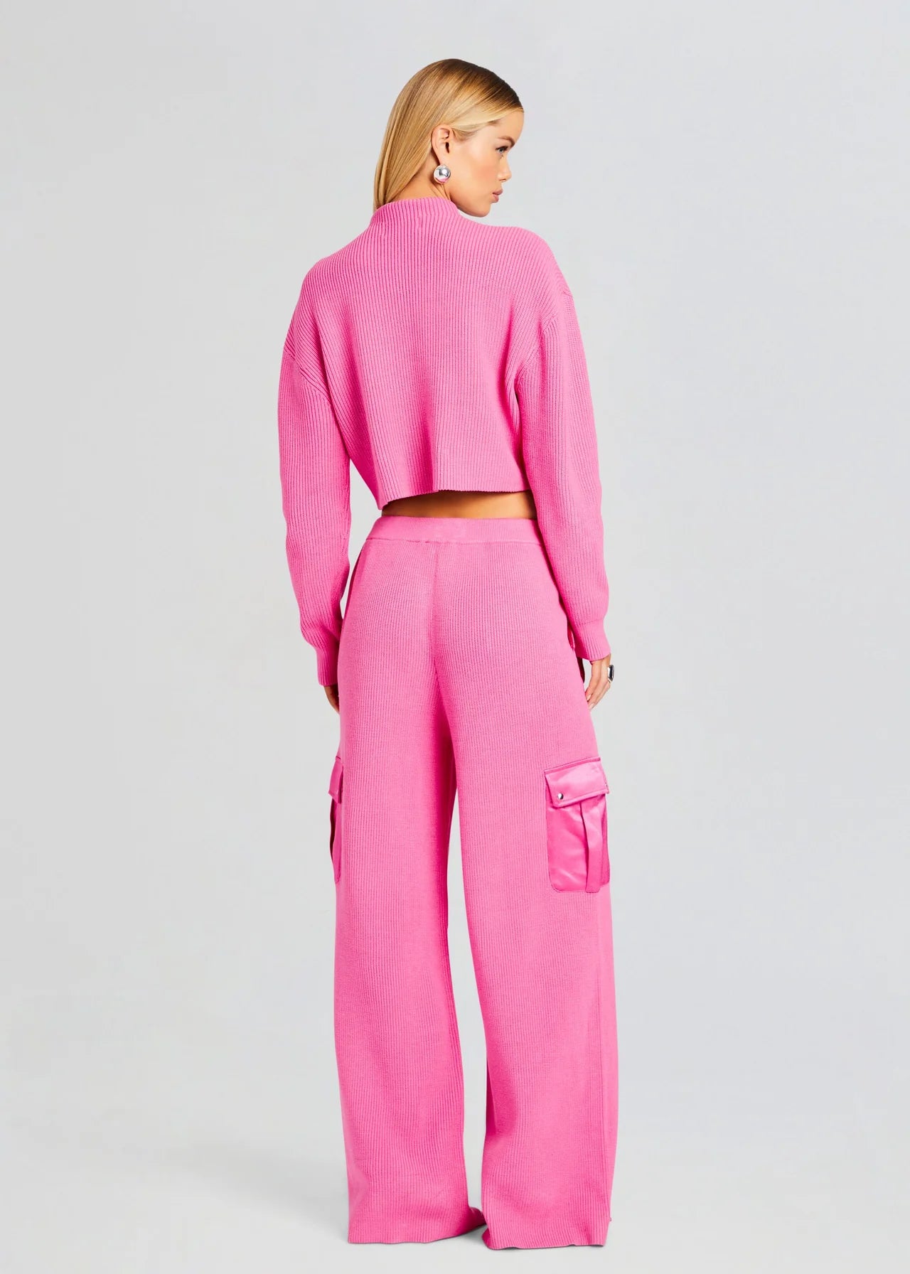 Women's Malibu Pink Donna Sweater - Soft & Cozy Knit Pullover for Casual Wear & Winter Fashion