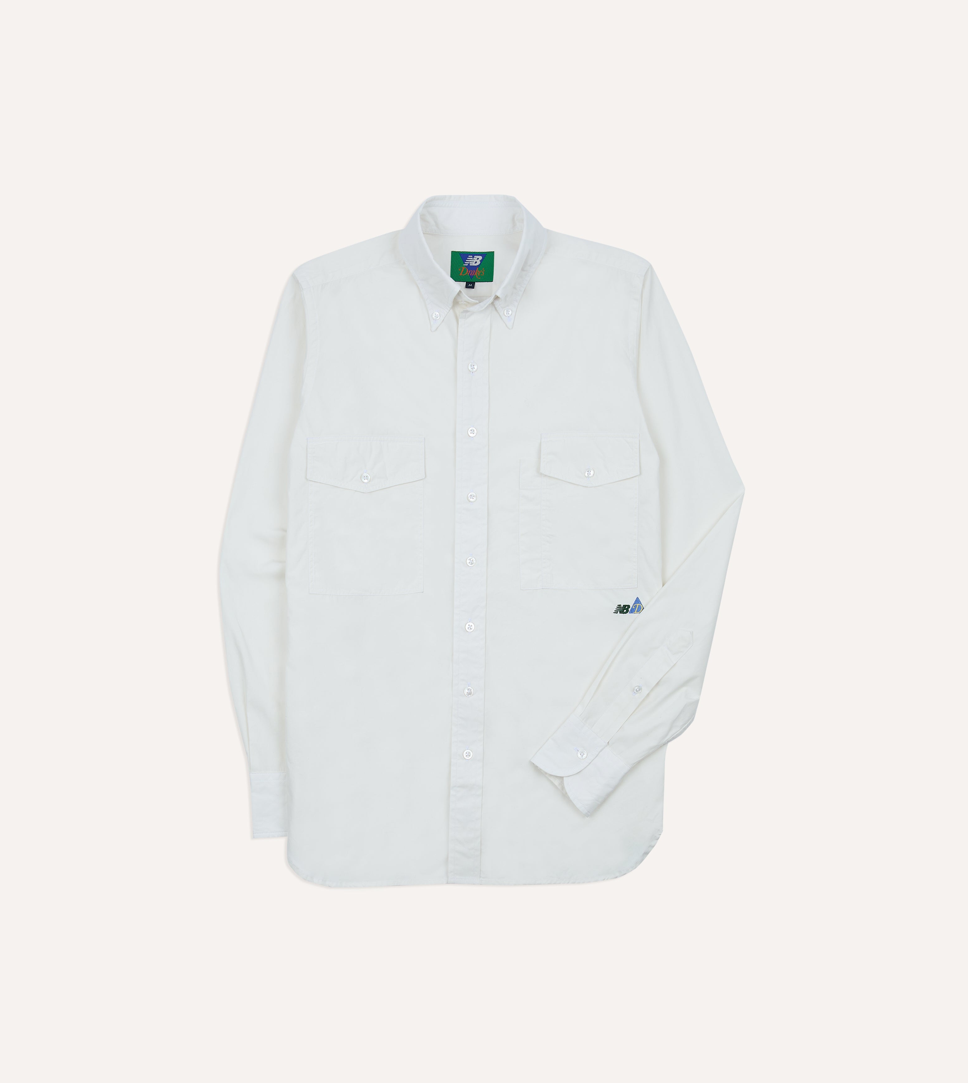 Drake's & New Balance Men's Hiking Shirt - Lightweight Poplin Outdoor Shirt for Hiking, Camping & Adventure Travel - Breathable & Durable Performance Shirt