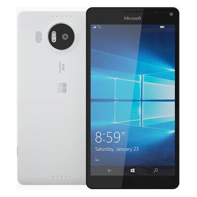 Microsoft Lumia 950 XL Unlocked Smartphone - 32GB Storage, White Color, Windows 10 OS - Perfect for Business Professionals & Tech Enthusiasts
